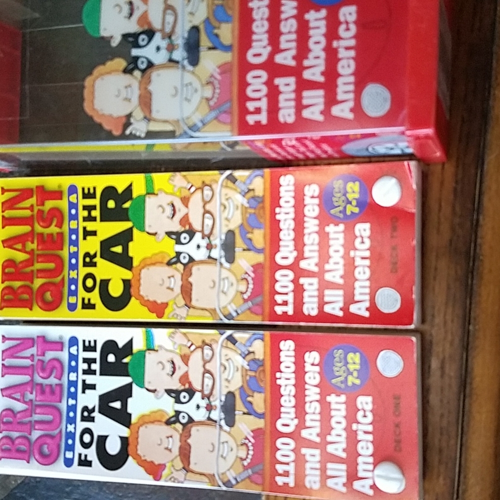 Brain quest card games